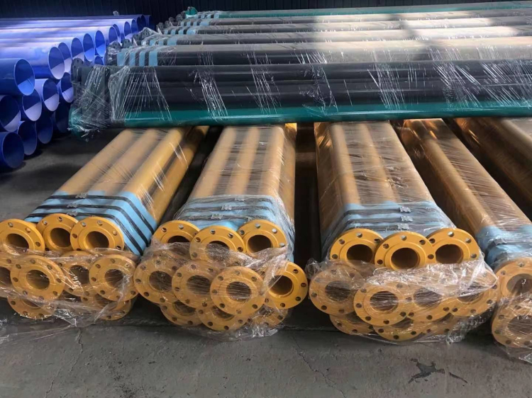 法兰连接涂塑钢管